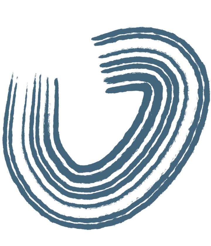 grafisches Muster Kreativholz in blau