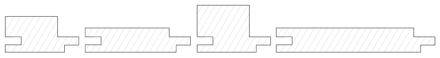 Muster Vario 3D Fichte - Grau
