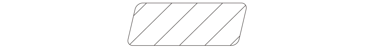 Muster Rhombusstab - Fichte